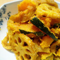 ぽてちてと's cooksnap of when they made 蓮根と南瓜のきんぴら.