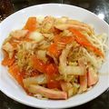 こちたな's cooksnap of when they made ラーメンで作る！あんかけ焼きそば！.