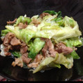 ナっちゃん。's cooksnap of when they made 簡単☆豚レタス炒め.