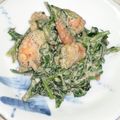 ぴらこX's cooksnap of when they made モロヘイヤのゴマヨネーズあえ.