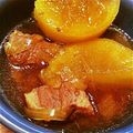 ずきゅん's cooksnap of when they made 圧力鍋で簡単❤大根と牛バラ肉の煮物❤.