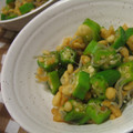 3匹の子ブタｍａｍａ's cooksnap of when they made ☆おくらとじゃこのもりもり天かす和え☆.