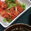 えじまーる's cooksnap of when they made トマトの香菜サラダ.