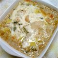 居眠り姫愛's cooksnap of when they made ホットミルクdeおもちと蕪の和風グラタン.