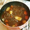ちゃんりー♡'s cooksnap of when they made 赤ワインで作るビーフシチュー.