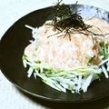 kebeibiko's cooksnap of when they made 明太子とろろで大根サラダ.