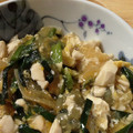 しろくま014's cooksnap of when they made にらと豆腐の卵とじ.