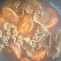 芋姉妹娘's cooksnap of when they made トマトと豚肉の生姜焼き.