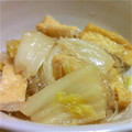 catch000's cooksnap of when they made 白菜のくたくた煮～春雨とあげをお供に～.