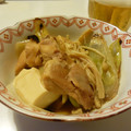 mihokid's cooksnap of when they made 絶品鶏鍋♪焼ネギ黄金出汁☆仕上げは蕎麦で.