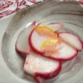 まーきー♪'s cooksnap of when they made 簡単☆菜食弁当の彩りに♪赤カブの酢の物　.