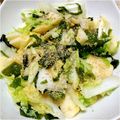 guri525's cooksnap of when they made 白菜、りんご、わかめの塩麹サラダ.