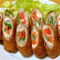 ﾕｷﾝｺﾁｬﾝ's cooksnap of when they made 薄切り豚ロースのチーズ巻き.