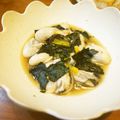 boofoochee's cooksnap of when they made 牡蠣の磯和え・小料理屋風.