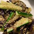 ゆりはるみ♡'s cooksnap of when they made 冷やしなすときゅうりの中華風サラダ.