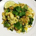 ざりがにサラダ's cooksnap of when they made パクチーまみれのカレー炒飯.