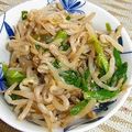 Laceyblue's cooksnap of when they made 簡単＊ニラもやしのおつまみ.