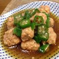 YUKIKI☆'s cooksnap of when they made すりおろし人参の鶏団子あんかけ風.