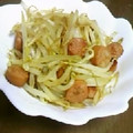 amei's cooksnap of when they made ウインナーもやし炒め.