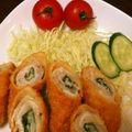 MACHAAAN☺︎'s cooksnap of when they made チーズとしそのロール豚かつ.