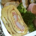 チーム預金's cooksnap of when they made ＊簡単＊かにかま入り厚焼き玉子＊.