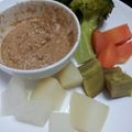 issao's cooksnap of when they made 鍋・蒸し野菜に♪自家製ごまダレ.