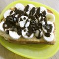3姉妹ちゃんママ's cooksnap of when they made 甘い♡エネルギー補給トースト♡.