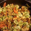 BarnesZhou's cooksnap of when they made ♬キャベツと油揚げの蒸し煮♬.