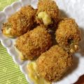 まめっこつぶ's cooksnap of when they made ささみの大葉チーズ巻きなんちゃってフライ.