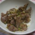 ぴっちい's cooksnap of when they made 砂肝のにんにくネギ焼き.