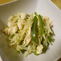 peaなっつ's cooksnap of when they made 【簡単】ささみともやし★中華風和え物.