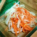 tea+'s cooksnap of when they made 大根・にんじん・もやしのナムル.