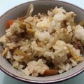 YukiShouママ's cooksnap of when they made ゴボウと挽肉の混ぜご飯.