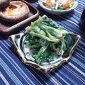 ｸﾏﾘｴ's cooksnap of when they made 青菜のくるみ味噌和え.
