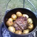 さくらムーン's cooksnap of when they made ダッチオーブンで✿子羊の香草焼き.