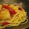 チロルっち's cooksnap of when they made トマトと桃の冷製パスタ.