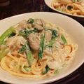 ＊とりこ＊'s cooksnap of when they made 牡蠣とホーレン草のホワイトスパゲティ.
