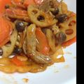 1年生☆'s cooksnap of when they made 根菜と豚ひき肉のコチュジャン炒め.