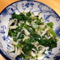 らっきーぽんきち's cooksnap of when they made ゴマ油でウマ～　セロリとシラスの和え物.