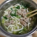 azusa7mc's cooksnap of when they made 今日の１人ﾗﾝﾁ♪うまうま白菜豚肉うどん.