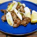 山羊ご飯's cooksnap of when they made 【肴】砂肝のネギ塩炒め.