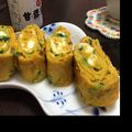 たなばたママ's cooksnap of when they made 残った七草で卵焼き.