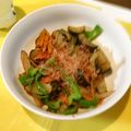 kurojizo's cooksnap of when they made なすピーマン人参のおかか炒め.