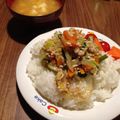 ぶたりんご's cooksnap of when they made 白菜と豚肉の和風あんかけ丼.