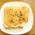 ゆいこ２１００'s cooksnap of when they made ドレッシングｄｅめんたいトースト.
