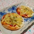 ＊とりこ＊'s cooksnap of when they made マカロニサラダｄｅパリパリピザ.