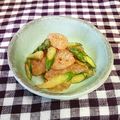 龍青空ママ's cooksnap of when they made アスパラとえびの醤油麹マヨ炒め。.