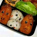 えリﾋﾟｮﾝ★'s cooksnap of when they made 【✿稲荷寿司deうま*簡単キャラ弁✿】.