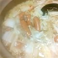 みほほえ's cooksnap of when they made うちの鶏鍋(*^_^*)ウインナー入り♫.