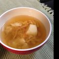 ちえちんと龍's cooksnap of when they made くずし豆腐とネギ生姜卵スープ.
